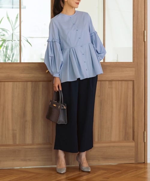 Sono（ソーノ） ブラウス シャツ 「定番人気ブラウス」ご自宅でお洗濯