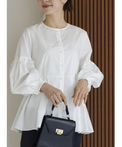 Sono（ソーノ） ブラウス シャツ 「定番人気ブラウス」ご自宅でお洗濯