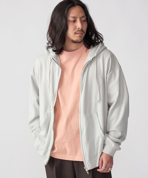 SHIPS（シップス） パーカー SHIPS: ソフト パイル コットン ジップ