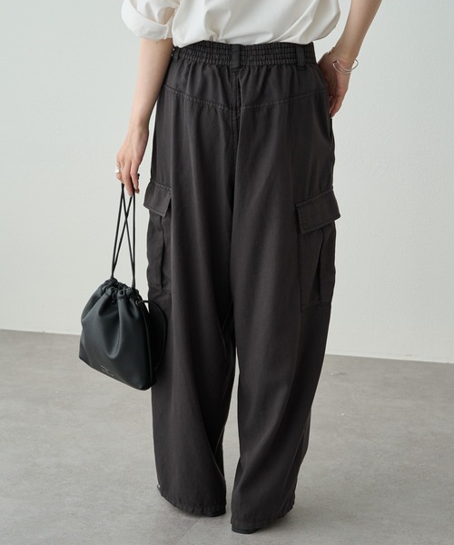 pual ce cin カーゴパンツ カーブシルエットカーゴパンツ レディース