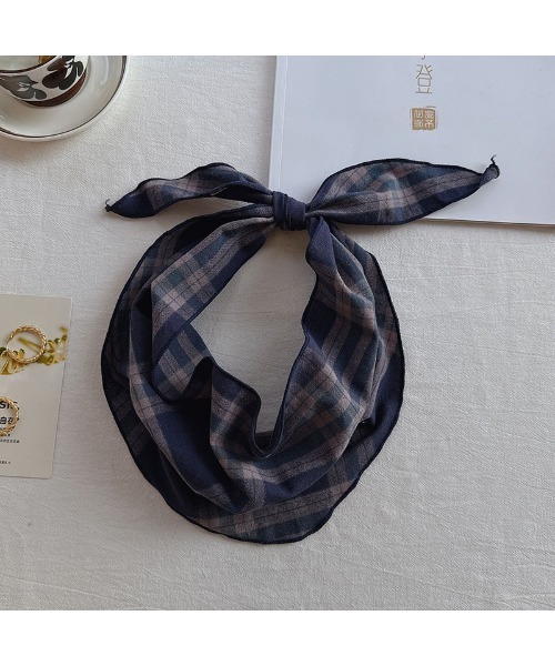 マフラー ストール 5色展開 三角チェック柄 ストール マフラー