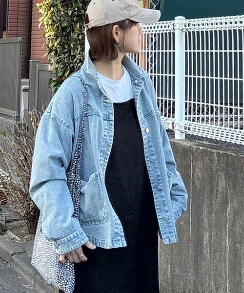 Loungedress（ラウンジドレス） デニムジャケット FREE ブルー