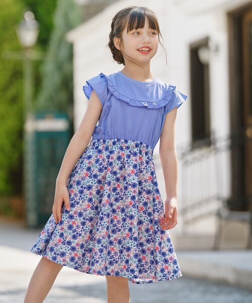 組曲（KUMIKYOKU） ワンピース 「110-140cm」サマーフラワー