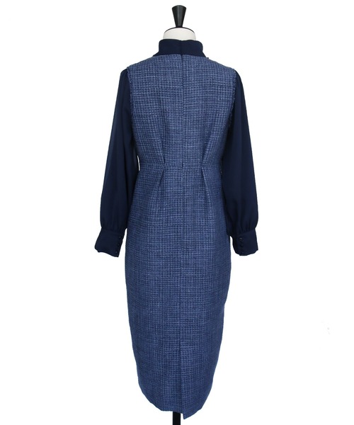 RUIRUE BOUTIQUE（ルイルエブティック） ワンピース ミックスツイード