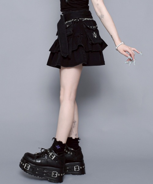 REFLEM（レフレム） デニムスカート 「REFLEM/レフレム」カーゴベルト