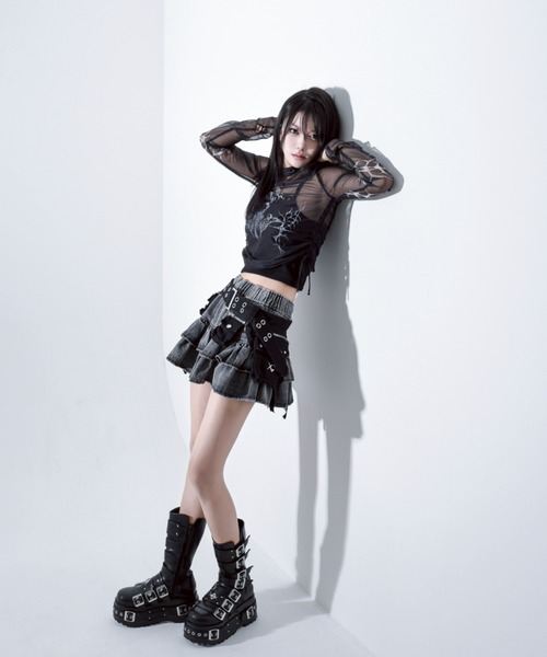 REFLEM（レフレム） デニムスカート 「REFLEM/レフレム」カーゴベルト