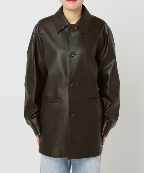plage（プラージュ） コート アウター Leather Like Car コート