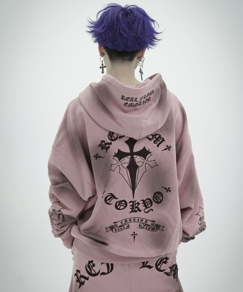 REFLEM（レフレム） パーカー 「REFLEM/レフレム」クロス刺繍ZIP