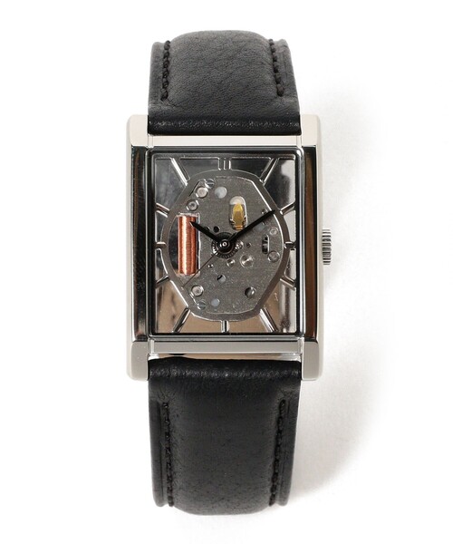 BEAMS（ビームス） 腕時計 スケルトン スクエア ウォッチ メンズ