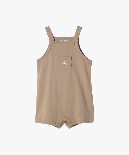 agnes b.（アニエスベー） サロペット オーバーオール ベビー ”b.”ロゴ