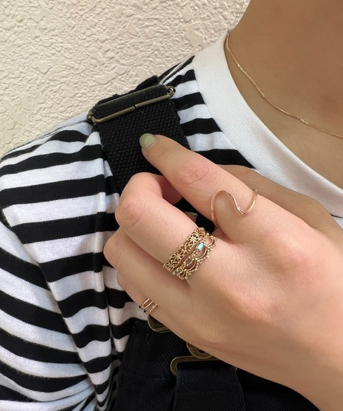 NOJESS（ノジェス） 指輪 リング K10リング レディース : ZOZOTOWN