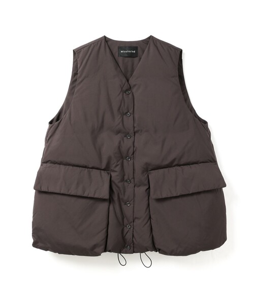 mizuiroind（ミズイロインド） ベスト ジレ ダウンベスト レディース
