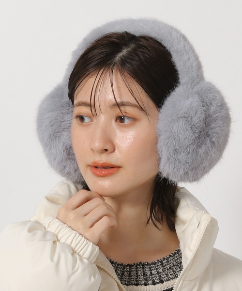 LAKOLE（ラコレ） 耳当て イヤーマフ ボリュームファーイヤーマフ