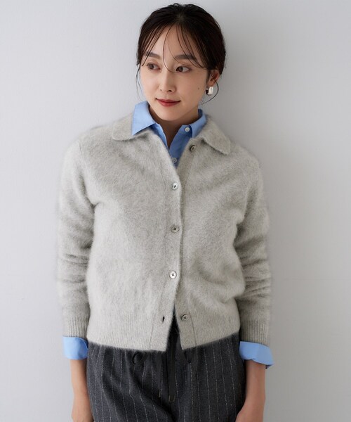 UNTITLED（アンタイトル） カーディガン 「ふわふわニット/オンオフ