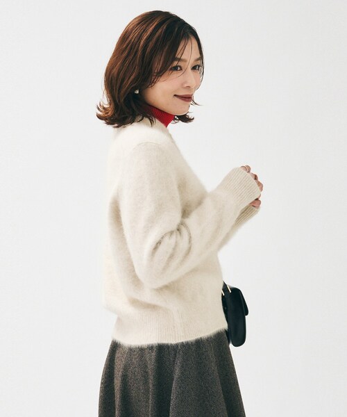 UNTITLED（アンタイトル） カーディガン 「ふわふわニット/オンオフ