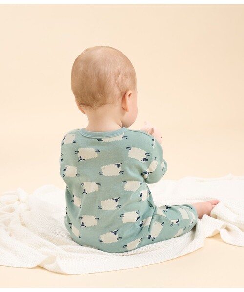 PETIT BATEAU（プチバトー） ベビー服 ロンパース 足なしロンパース