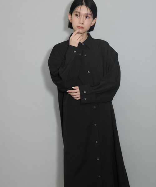 ADAM ET ROPE'（アダムエロペ） シャツワンピース 「ZOZO限定・多