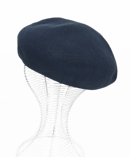 CAMBIO（カンビオ） 帽子 ベレー帽 mko12738-Linen Blend Thermo Beret