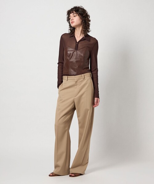 6 ROKU TUCK PANTS/パンツ 36 ブラウン 楽天市場】6（roku)（ブランド