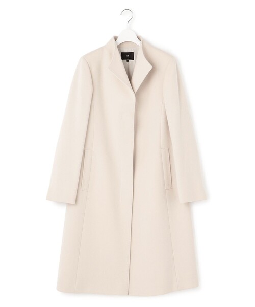 コート アウター ウールカシミヤビーバー スタンドカラー レディース