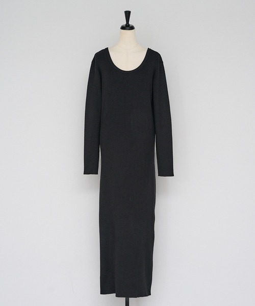 Bonjour Sagan（ボンジュールサガン） ワンピース 前後2WAYリブニット