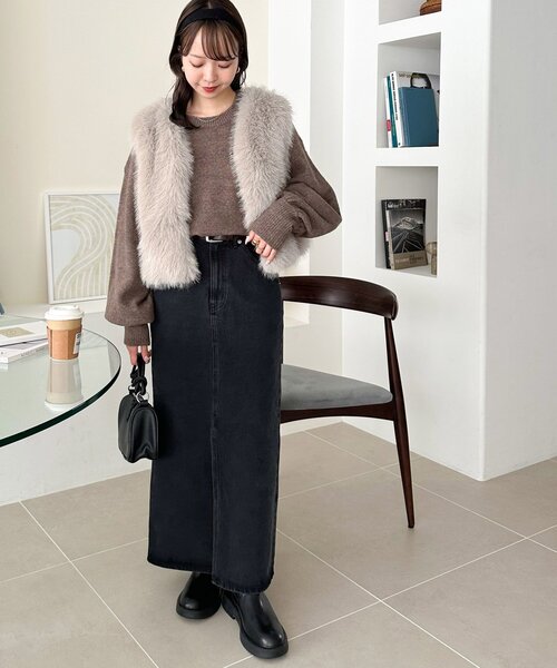 Discoat（ディスコート） ベスト ジレ 「ご好評につき新色追加