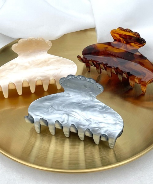 TONE（トネ） ヘアクリップ 「KuKuLu TOKYO」レースシルエット バンス