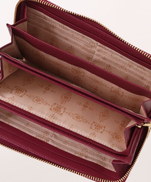 ANNA SUI（アナスイ） 財布 ローズハート ラウンド長財布 レディース