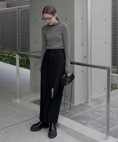 MANOF（マノフ） スカート SLIT LAYERED SKIRT : ZOZOTOWN Yahoo!店