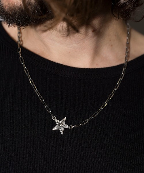 NO ID.（ノーアイディー） ネックレス 「NO ID.」Silver Big Feather