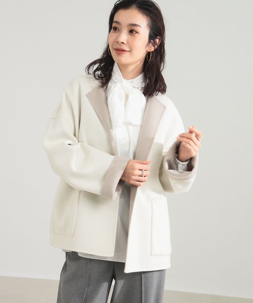 Demi-Luxe BEAMS（デミルクス ビームス） ノーカラーコート コート