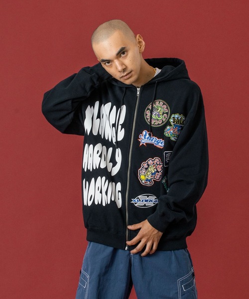 XLARGE（エクストラ ラージ） パーカー MULTI LOGO ZIP UP HOODED