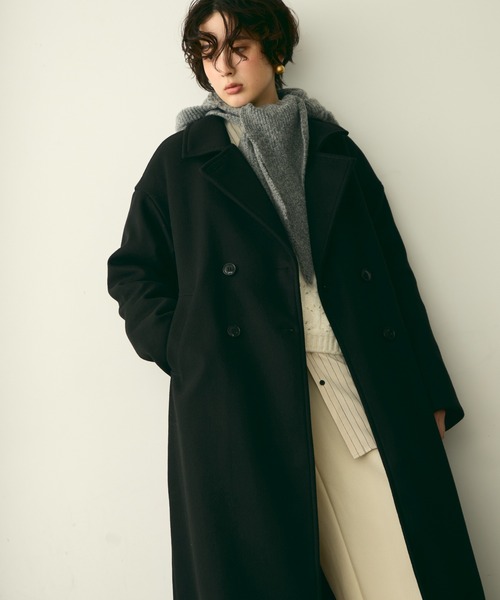 Trish（トリッシュ） コート チェスターコート フェイクウールダブル
