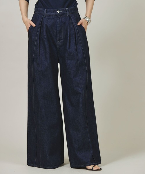 Curensology（カレンソロジー） ジーンズ デニム デニムパンツ /タック