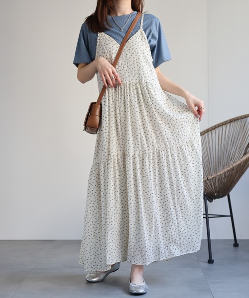 sakishimatokyo ワンピース 「多色展開」フラワープリント キャミ