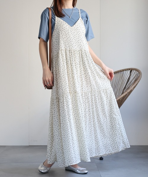 sakishimatokyo ワンピース 「多色展開」フラワープリント キャミ