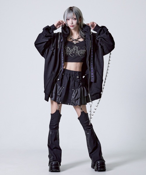 REFLEM（レフレム） パーカー 「REFLEM/レフレム」うさ耳チェーン付き