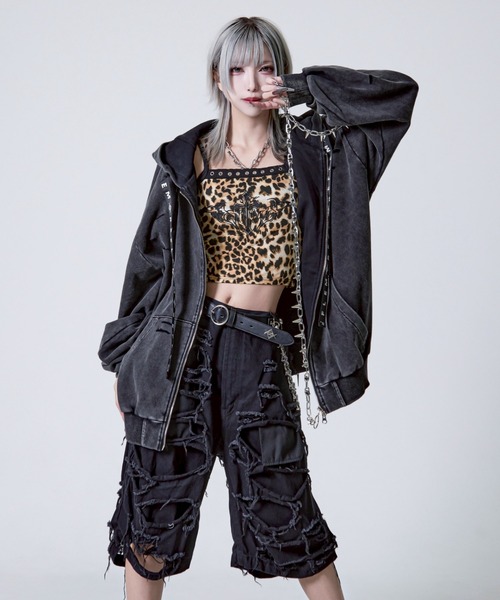 REFLEM（レフレム） パーカー 「REFLEM/レフレム」うさ耳チェーン付き