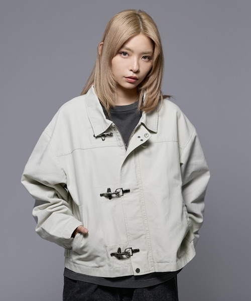 コート ジャケット 「SET-UP着用可能」ファイヤーマンショート丈ダック