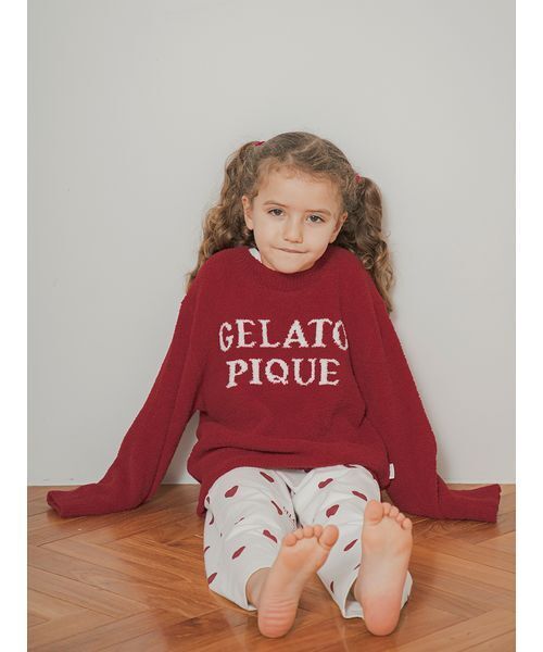 gelato pique（ジェラートピケ） パジャマ 「KIDS」ハート柄ロング