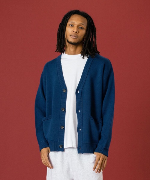 XLARGE（エクストラ ラージ） カーディガン OG KNIT CARDIGAN メンズ