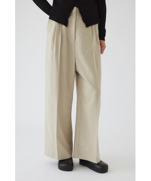 RIM.ARK スラックス パンツ Move belt tuck PT ムーブベルトタック