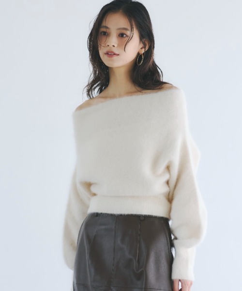 anuans（アニュアンス） ニット セーター ラクーンフォックス