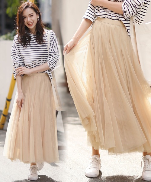 Girly Doll（ガーリードール） スカート チュールロングスカート