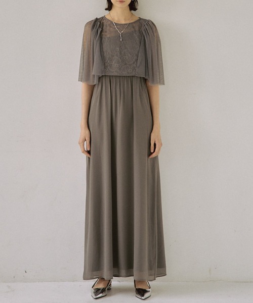 LE'RURE ドレス 2way puff tulle dress 「低身長向けサイズあり