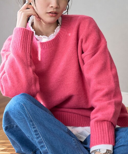 coen（コーエン） ニット セーター 「ヘビロテ確定」フラッフィー