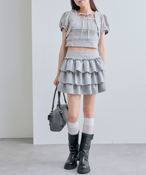 OLIVE des OLIVE（オリーブデオリーブ） スカート サイドライン