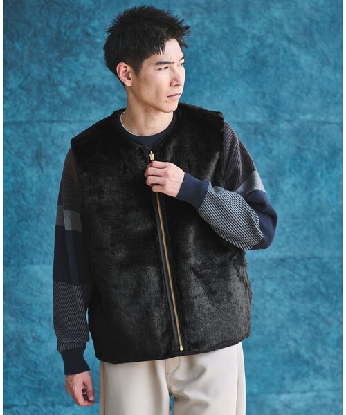 Barbour（バブアー） ベスト ジレ 「別注」「Barbour」リバーシブル