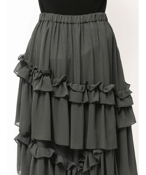 ELENDEEK（エレンディーク） スカート シフォンティアードスカート