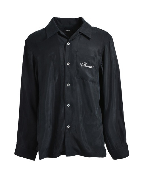 BREATH シャツ 「BREATH / ブレス」SCRIPT LOGO SATIN SHIRT
